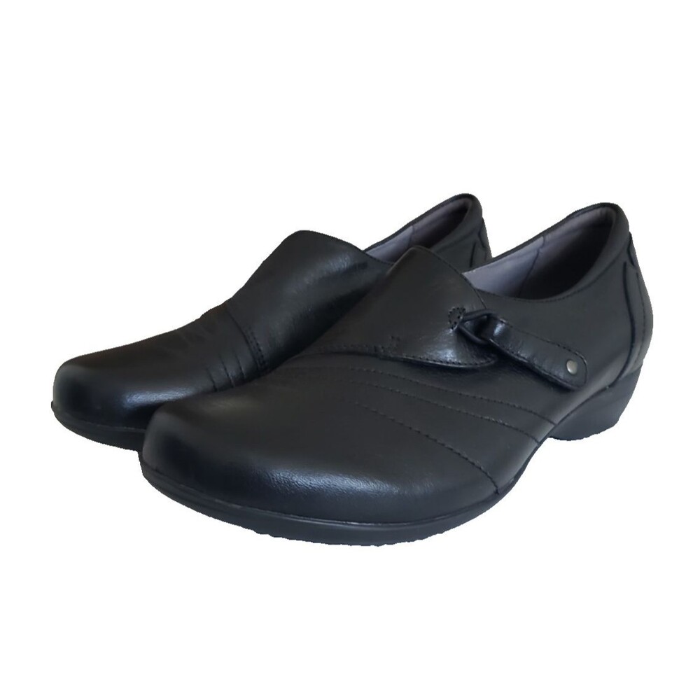 Dansko Franny Loafers Clogs Shoes Women's Size 8.5 - 9 EU Sz 39 Black Leather